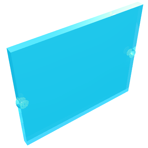 Glass for Window 1 x 4 x 3