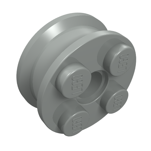 Wheel Freestyle with 2 x 2 Studs and Pin Hole