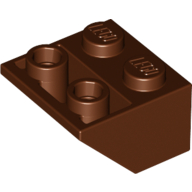 Slope Inverted 45° 2 x 2 [Ovoid Bottom Pin, Bar-sized Stud Holes]