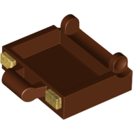 Bag / Suitcase / Briefcase Base with Gold Clasps Print