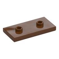 Plate Special 2 x 4 with Groove and Two Center Studs (Jumper)
