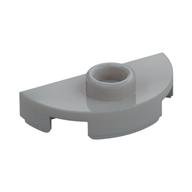 Plate Round 1 x 2 Half Circle with Stud (Jumper)