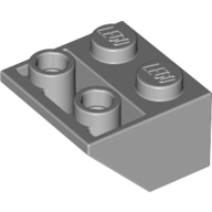 Slope Inverted 45° 2 x 2 [Ovoid Bottom Pin, Bar-sized Stud Holes]