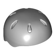 Minifig Sports Helmet with Vent Holes [Plain]
