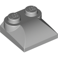 Brick Curved 2 x 2 x 2/3 Two Studs, Curved Slope End