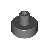 Tile Round 1 x 1 with Hollow Bar