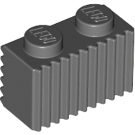Brick Special 1 x 2 with Grill