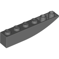 Slope Curved 6 x 1 Inverted