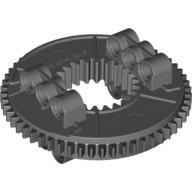 Technic Turntable Large Type 2, Complete Assembly with Black Outside Gear Section (26/56 Teeth)