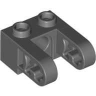 Technic Brick 1 x 2 with Hole and Dual Beam Extensions