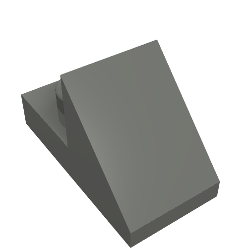 Slope 45° 2 x 1 with 2/3 Cutout [Original Version]