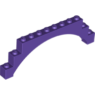 Brick Arch 1 x 12 x 3 Raised Arch with 5 Cross Supports
