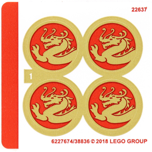 Sticker Sheet for Set 70650-1